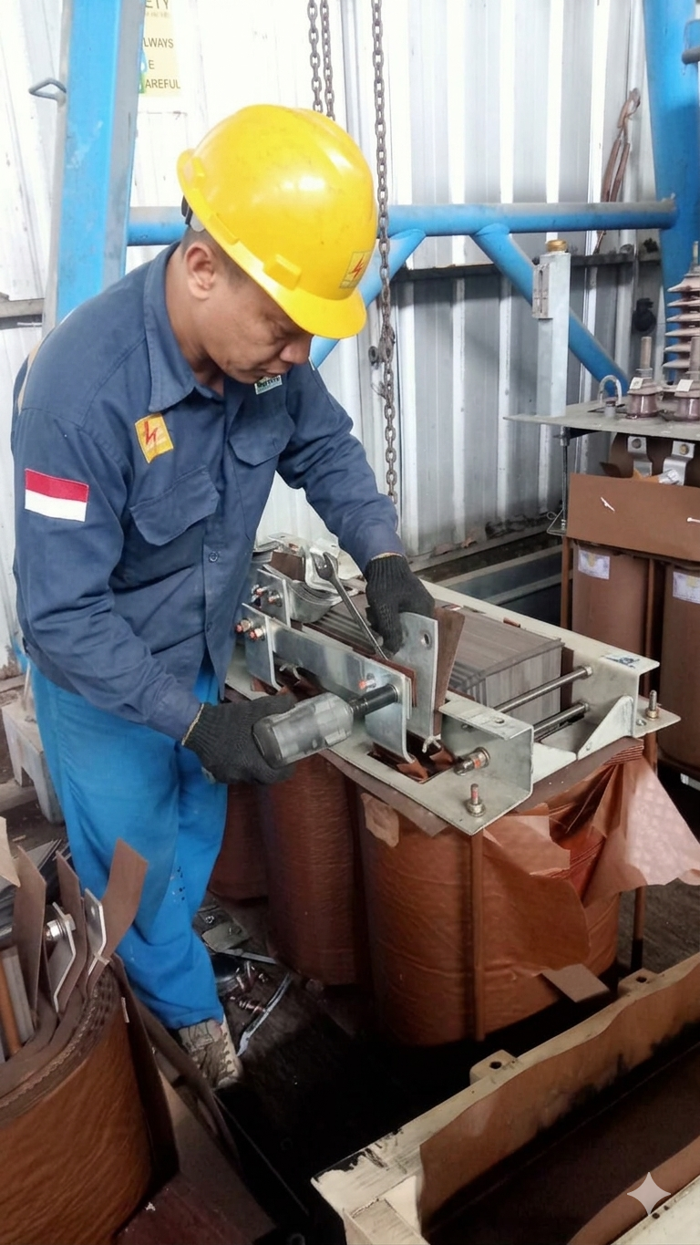 Workshop rekondisi trafo